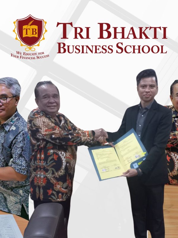 Penadatanganan Tri Bhakti Business School dengan 3 kampus yaitu Universitas Pelita Bangsa Cikarang, Institute Kesatuan Bogor, dan Universitas Jenderal Achmad Yani