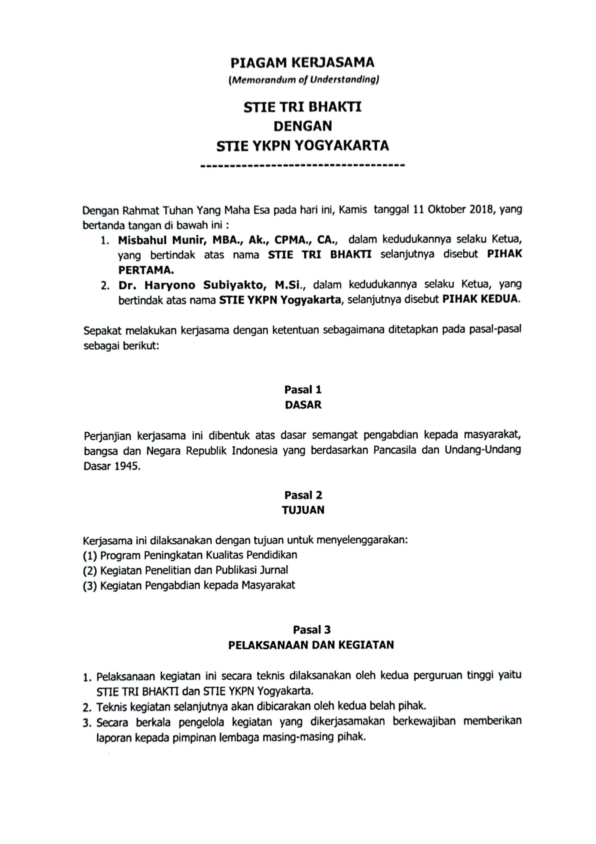 Tri Bhakti Business School STIE YKPN Yogyakarta