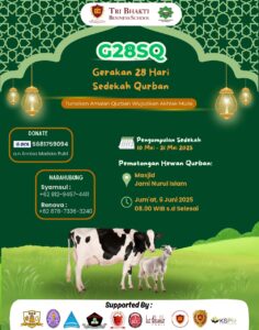 Gerakan 28 Hari Sedekah Qurban IMMTI Tri Bhakti