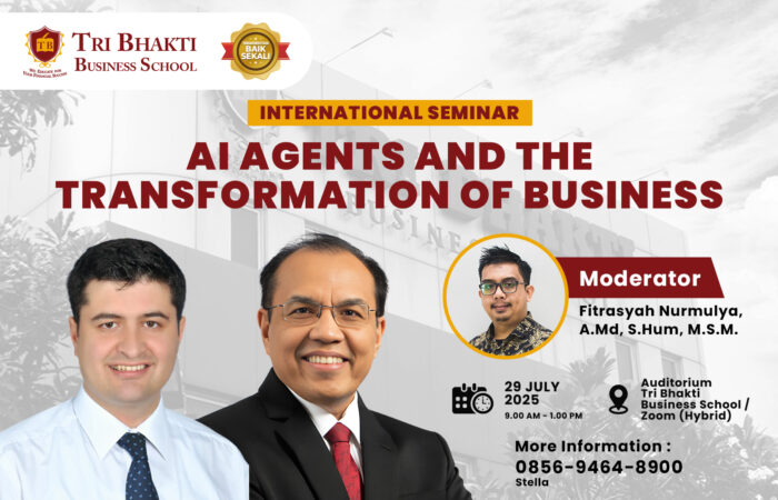 seminar internasional Juli 2025 AI Agents and the Transformation of Business.”