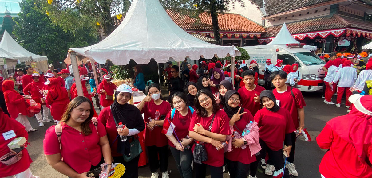 jalan sehat kecamatan rawalumbu