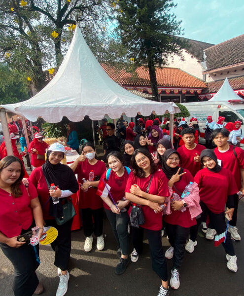 jalan sehat kecamatan rawalumbu