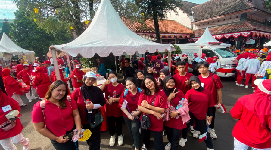 jalan sehat kecamatan rawalumbu