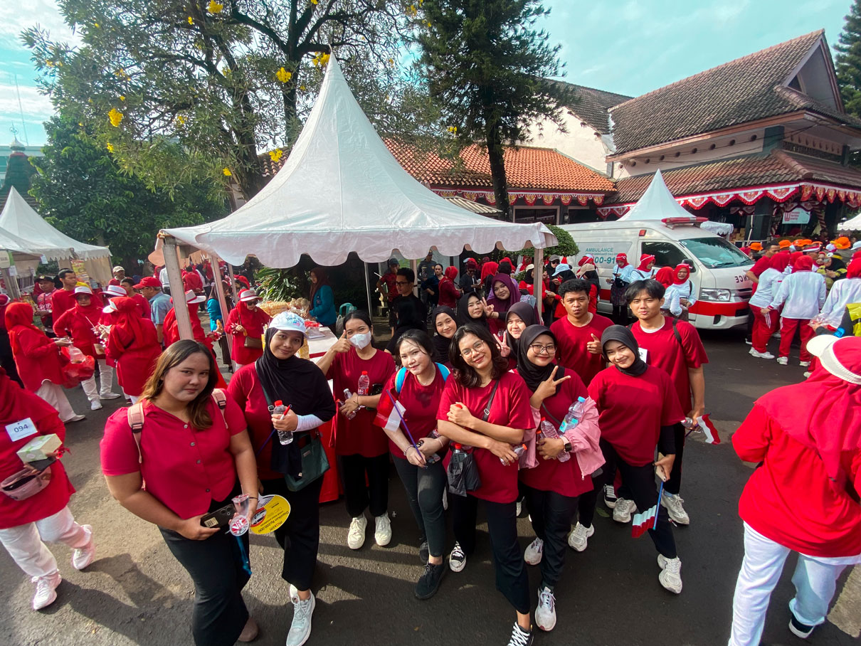 jalan sehat kecamatan rawalumbu