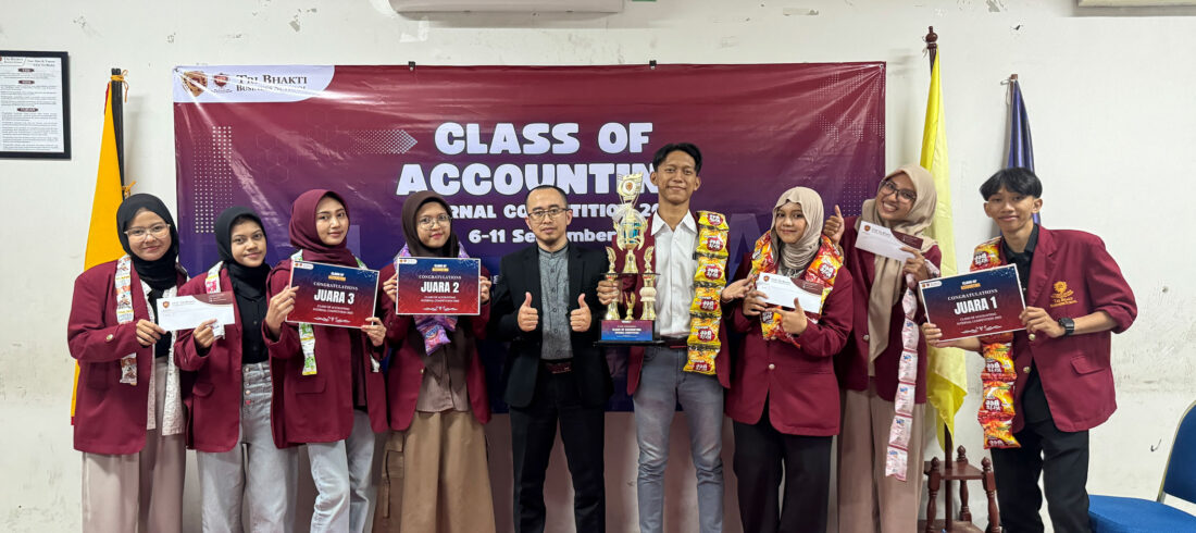 Himpunan Mahasiswa Akuntansi (HIMMA) Tri Bhakti Business School sukses menggelar Clash of Accounting 2025 Dr. Yusuf Faisal., SE.I., M.Ak., M.E