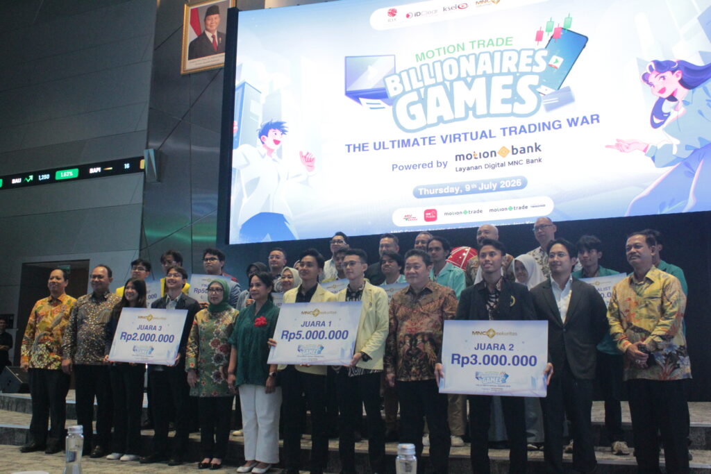 Para Grand Finalist MNC Bilionaires Games di Bursa Efek Indonesia